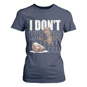 Marcus The Worm Christmas Meme T Shirt For Women Funny Brain Rot Gen Z TS14 Navy Print Your Wear