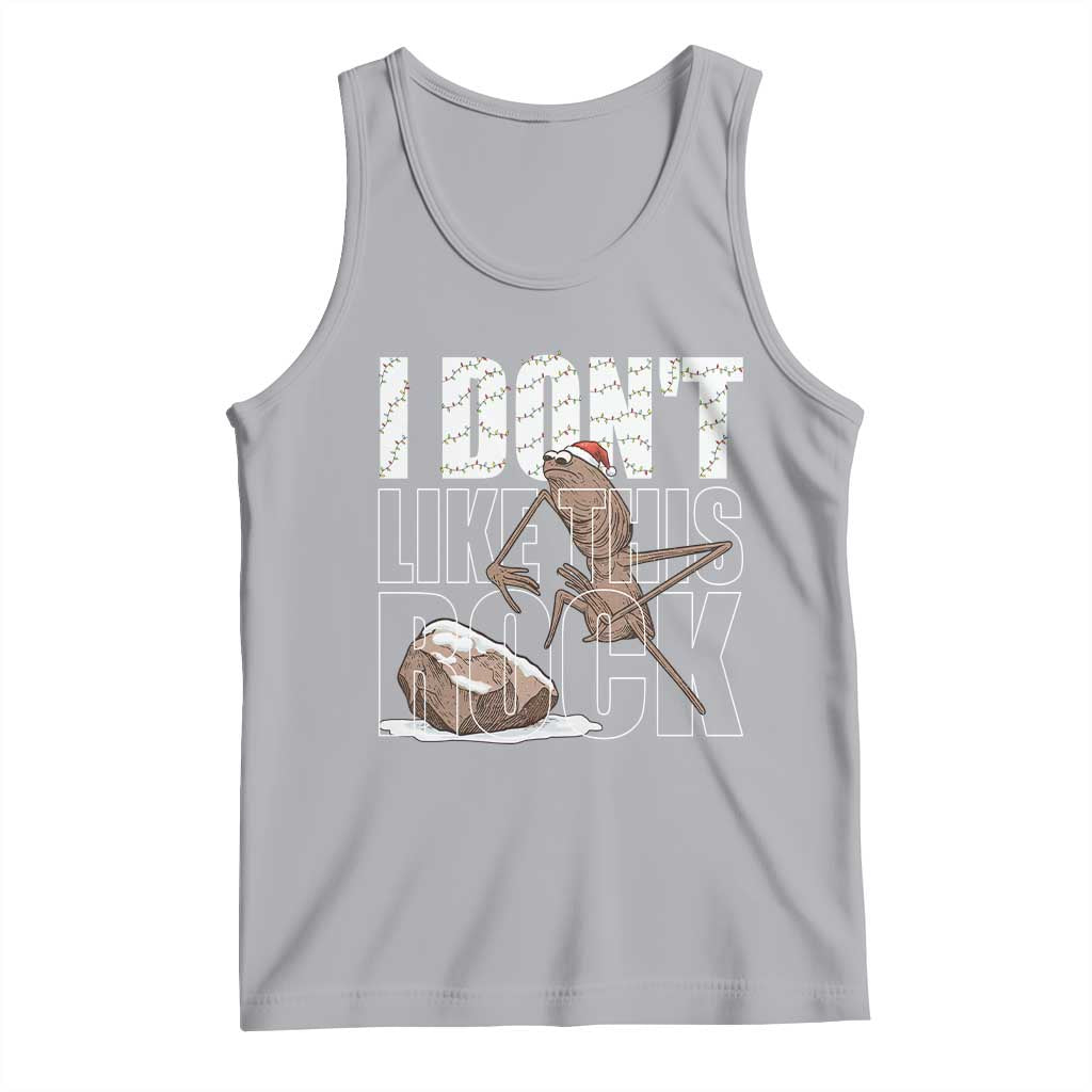 Marcus The Worm Christmas Meme Tank Top Funny Brain Rot Gen Z TS14 Athletic Heather Print Your Wear