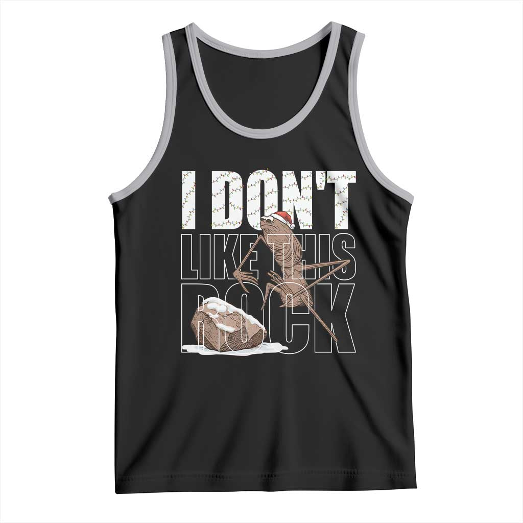 Marcus The Worm Christmas Meme Tank Top Funny Brain Rot Gen Z TS14 Black Athletic Heather Print Your Wear