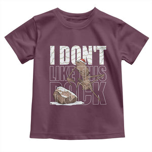 Marcus The Worm Christmas Meme Toddler T Shirt Funny Brain Rot Gen Z TS14 Maroon Print Your Wear