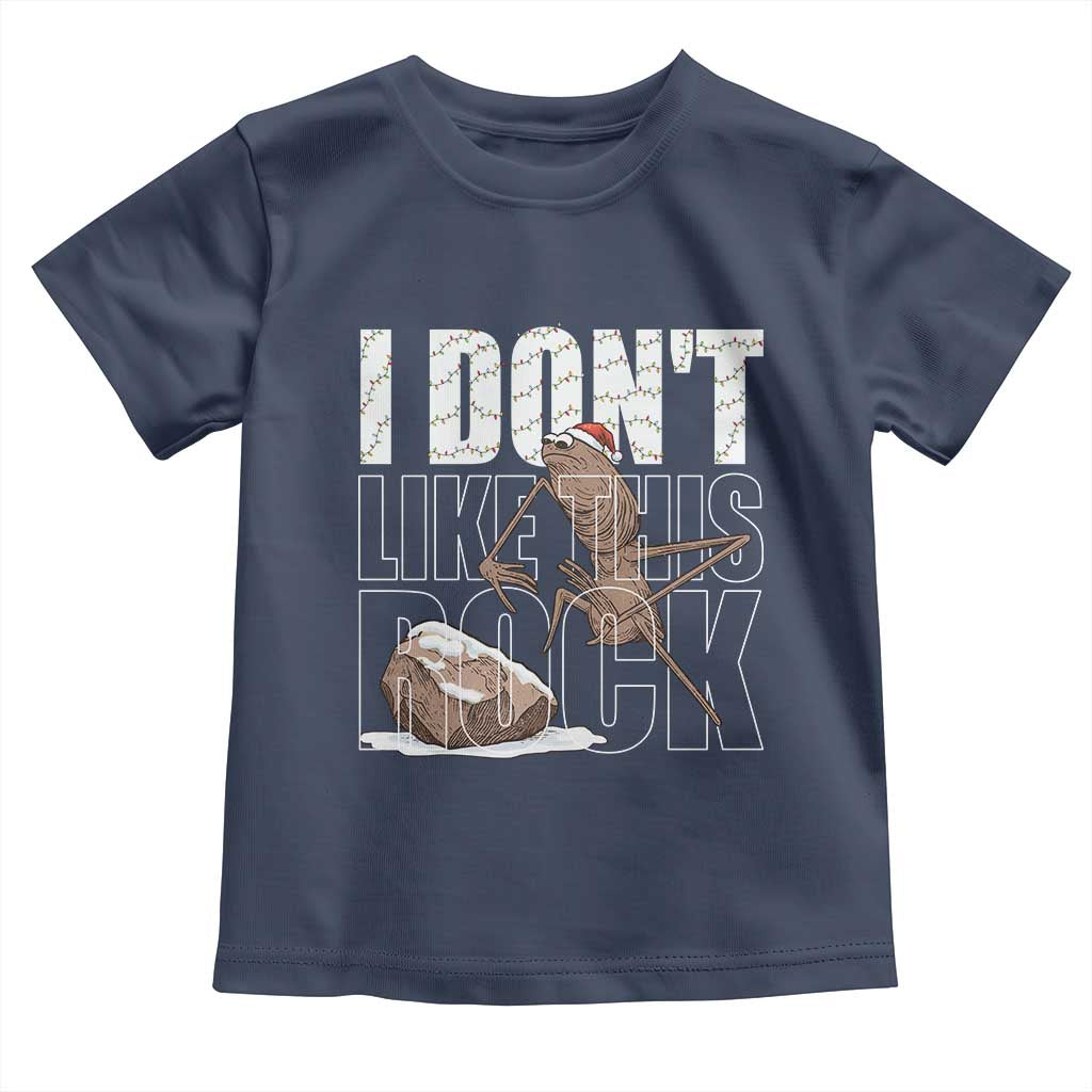 Marcus The Worm Christmas Meme Toddler T Shirt Funny Brain Rot Gen Z TS14 Navy Print Your Wear