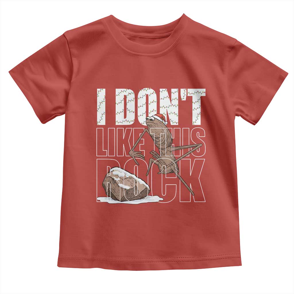 Marcus The Worm Christmas Meme Toddler T Shirt Funny Brain Rot Gen Z TS14 Red Print Your Wear