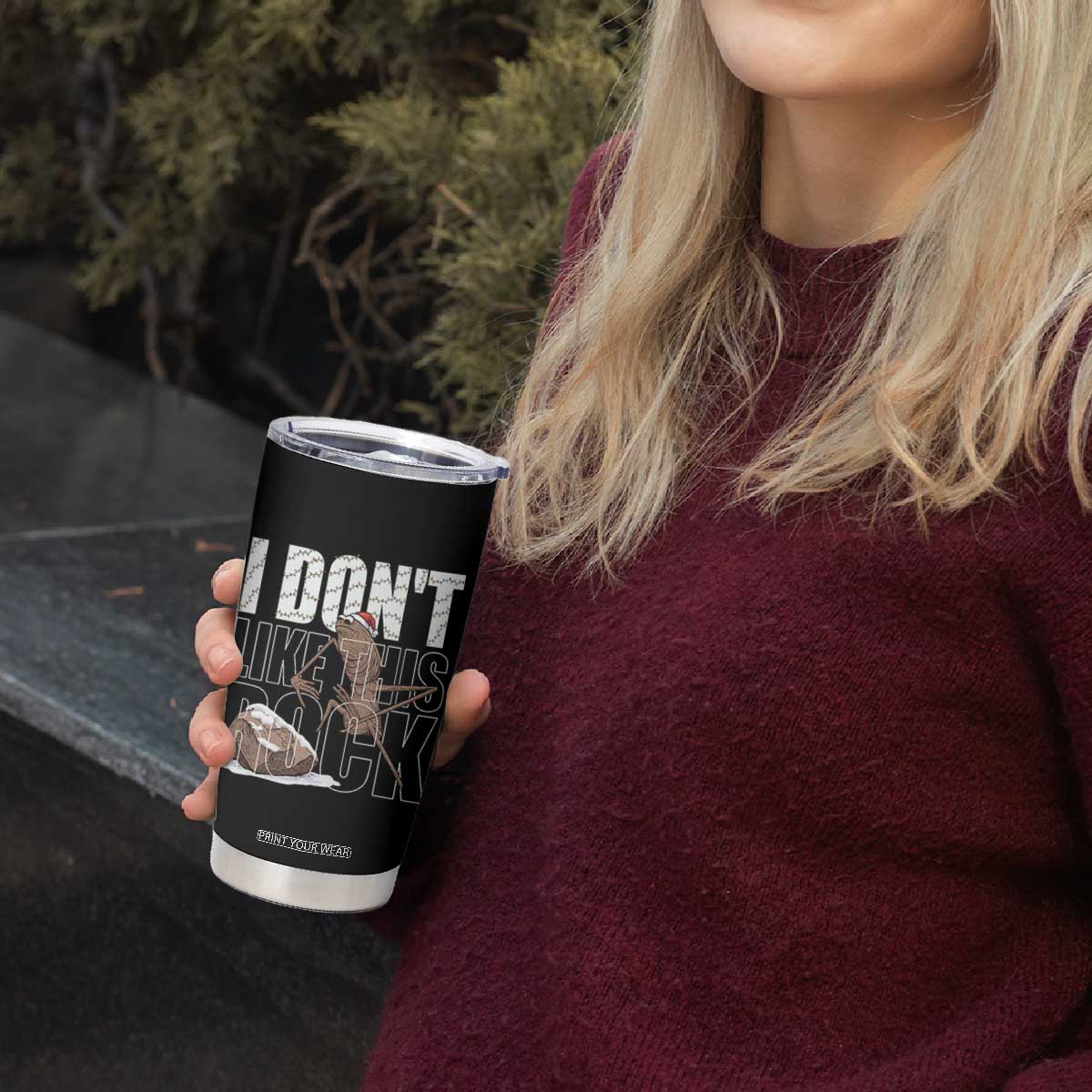 Marcus The Worm Christmas Meme Tumbler Cup Funny Brain Rot Gen Z TS14 Print Your Wear