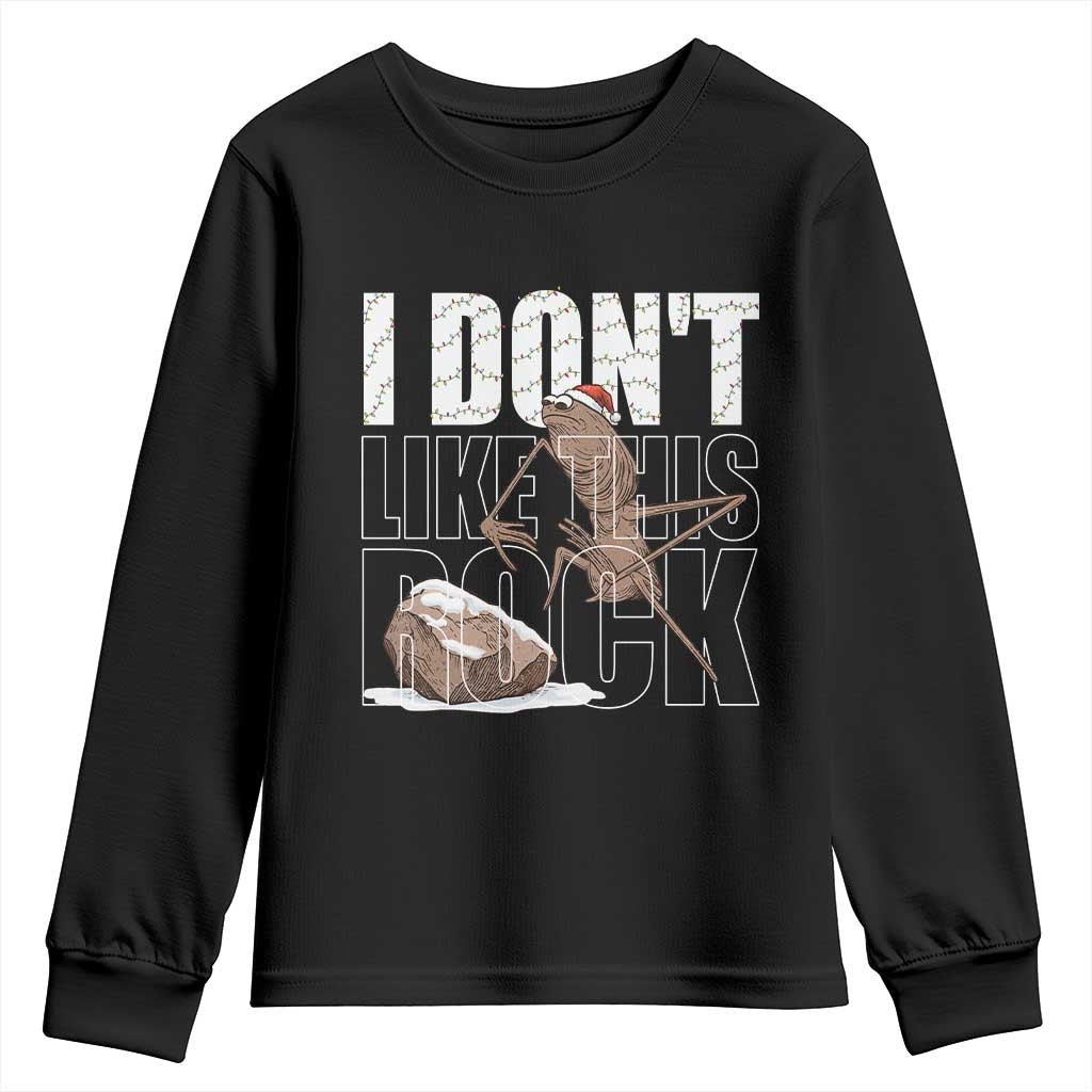 Marcus The Worm Christmas Meme Youth Sweatshirt Funny Brain Rot Gen Z TS14 Black Print Your Wear