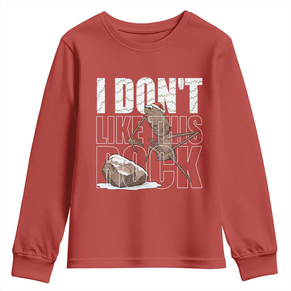 Marcus The Worm Christmas Meme Youth Sweatshirt Funny Brain Rot Gen Z TS14 Red Print Your Wear