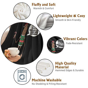 Marcus The Worm Christmas Meme Throw Blanket Locally Owned Greek Restaurant TS14 Print Your Wear