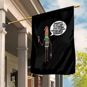 Marcus The Worm Christmas Meme Garden Flag Locally Owned Greek Restaurant TS14 Print Your Wear