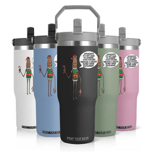 Marcus The Worm Christmas Meme Flip Straw Tumbler Locally Owned Greek Restaurant TS14 Print Your Wear