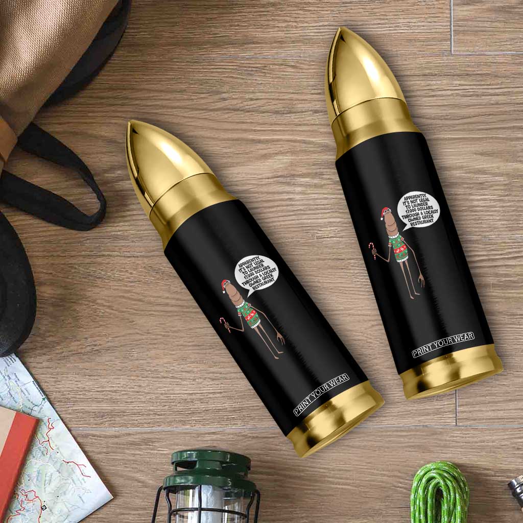 Marcus The Worm Christmas Meme Bullet Tumbler Locally Owned Greek Restaurant TS14 Print Your Wear