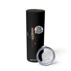 Marcus The Worm Christmas Meme Skinny Tumbler Locally Owned Greek Restaurant TS14 Print Your Wear