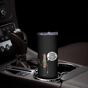 Marcus The Worm Christmas Meme Skinny Tumbler Locally Owned Greek Restaurant TS14 Print Your Wear