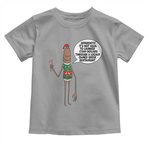Marcus The Worm Christmas Meme Toddler T Shirt Locally Owned Greek Restaurant TS14 Sport Gray Print Your Wear