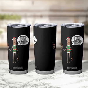 Marcus The Worm Christmas Meme Tumbler Cup Locally Owned Greek Restaurant TS14 Print Your Wear