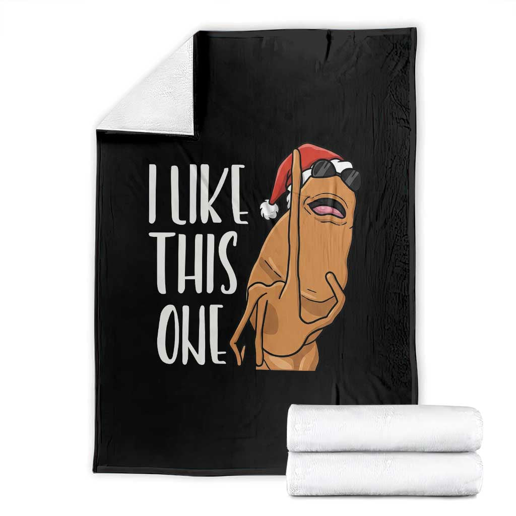 Marcus The Worm Christmas Meme Throw Blanket I Like This One TS14 Black Print Your Wear