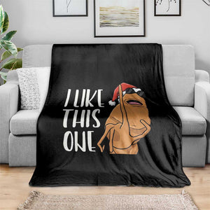 Marcus The Worm Christmas Meme Throw Blanket I Like This One TS14 Print Your Wear