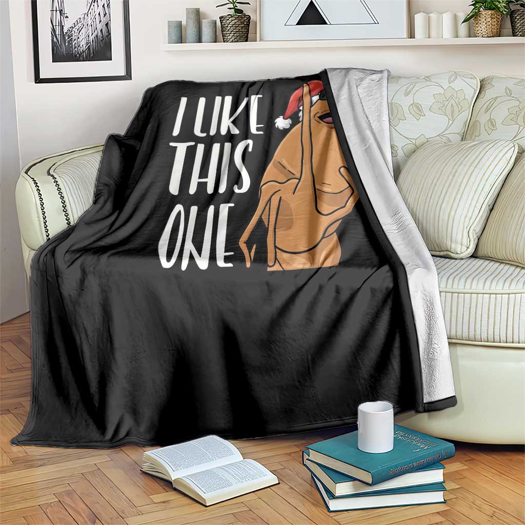 Marcus The Worm Christmas Meme Throw Blanket I Like This One TS14 Print Your Wear