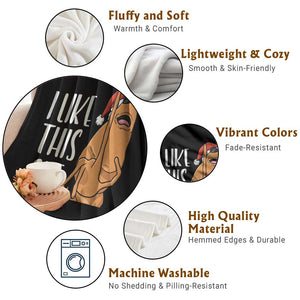 Marcus The Worm Christmas Meme Throw Blanket I Like This One TS14 Print Your Wear