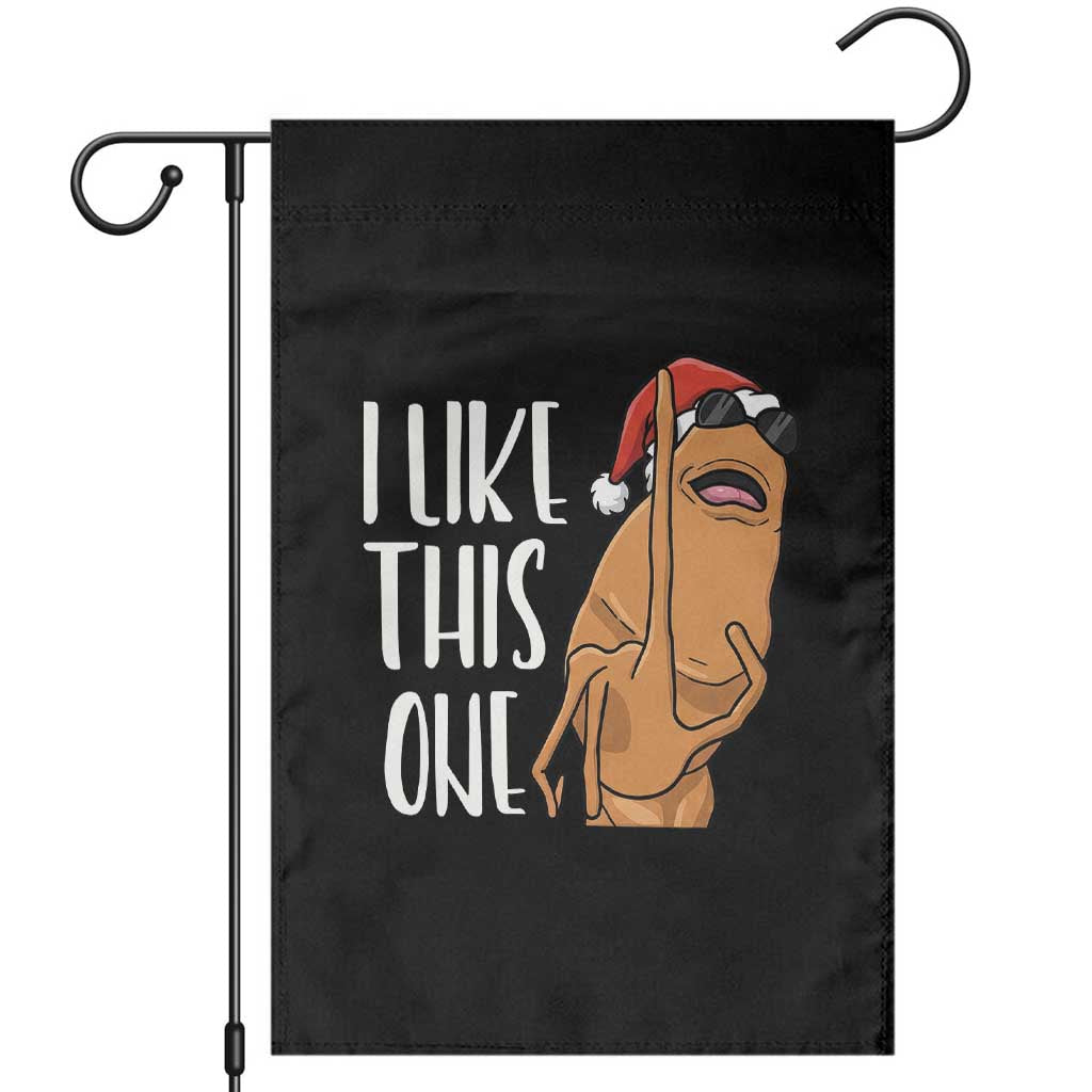 Marcus The Worm Christmas Meme Garden Flag I Like This One TS14 Black Print Your Wear