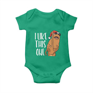 Marcus The Worm Christmas Meme Baby Onesie I Like This One TS14 Irish Green Print Your Wear