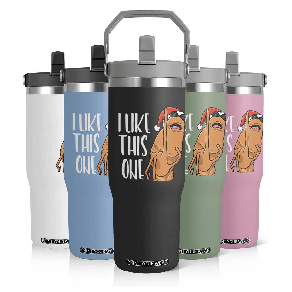Marcus The Worm Christmas Meme Flip Straw Tumbler I Like This One TS14 Print Your Wear