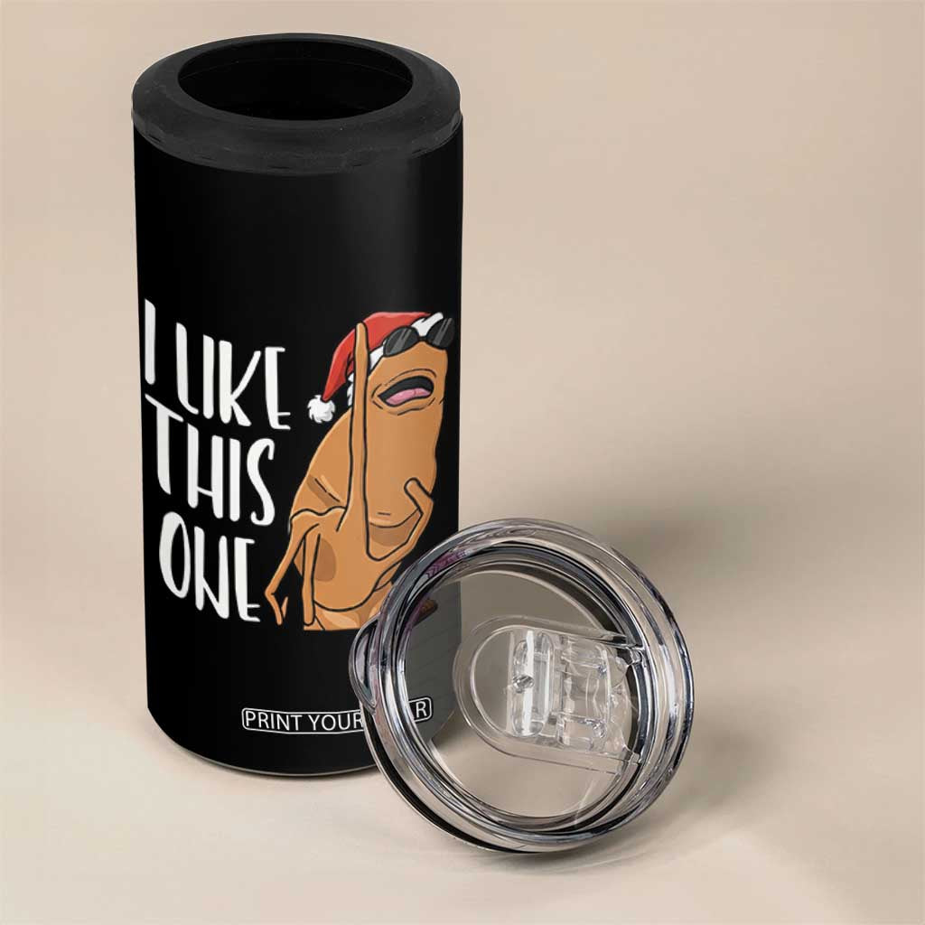 Marcus The Worm Christmas Meme 4 in 1 Can Cooler Tumbler I Like This One TS14 Print Your Wear
