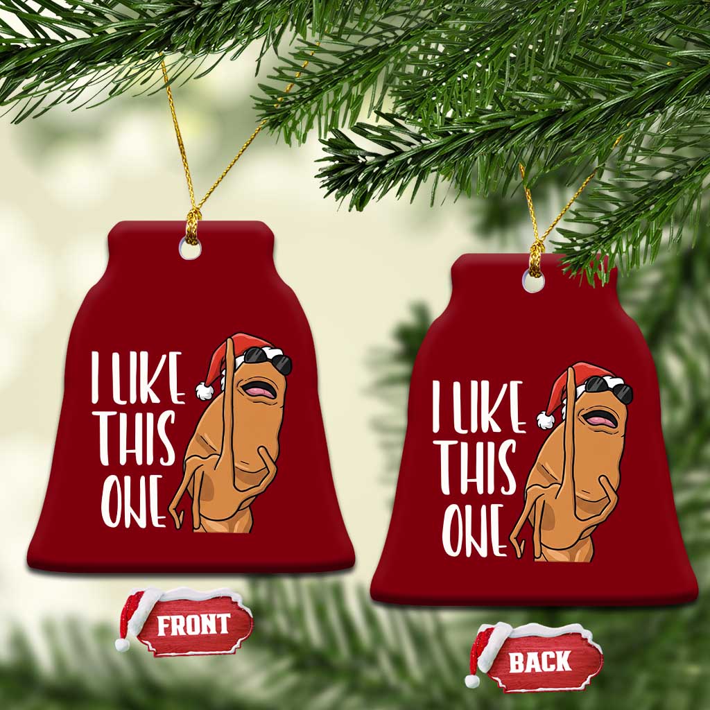 Marcus The Worm Christmas Meme Ceramic Ornament I Like This One TS14 Print Your Wear