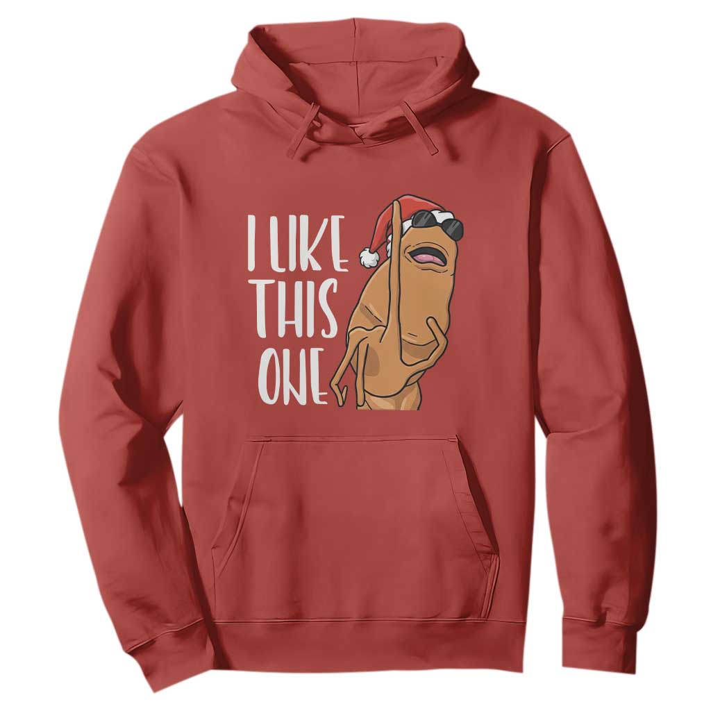 Marcus The Worm Christmas Meme Hoodie I Like This One TS14 Red Print Your Wear