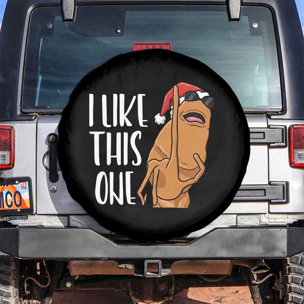 Marcus The Worm Christmas Meme Spare Tire Cover I Like This One TS14 No hole Black Print Your Wear
