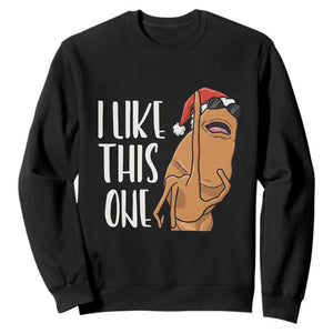 Marcus The Worm Christmas Meme Sweatshirt I Like This One TS14 Black Print Your Wear