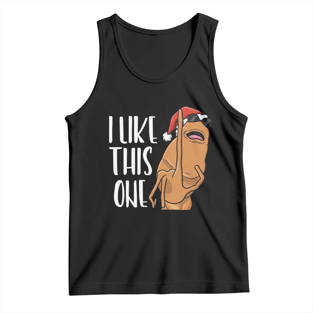 Marcus The Worm Christmas Meme Tank Top I Like This One TS14 Black Print Your Wear