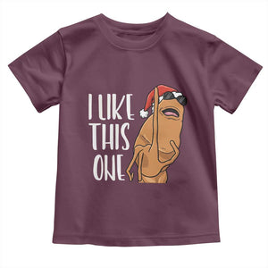 Marcus The Worm Christmas Meme Toddler T Shirt I Like This One TS14 Maroon Print Your Wear