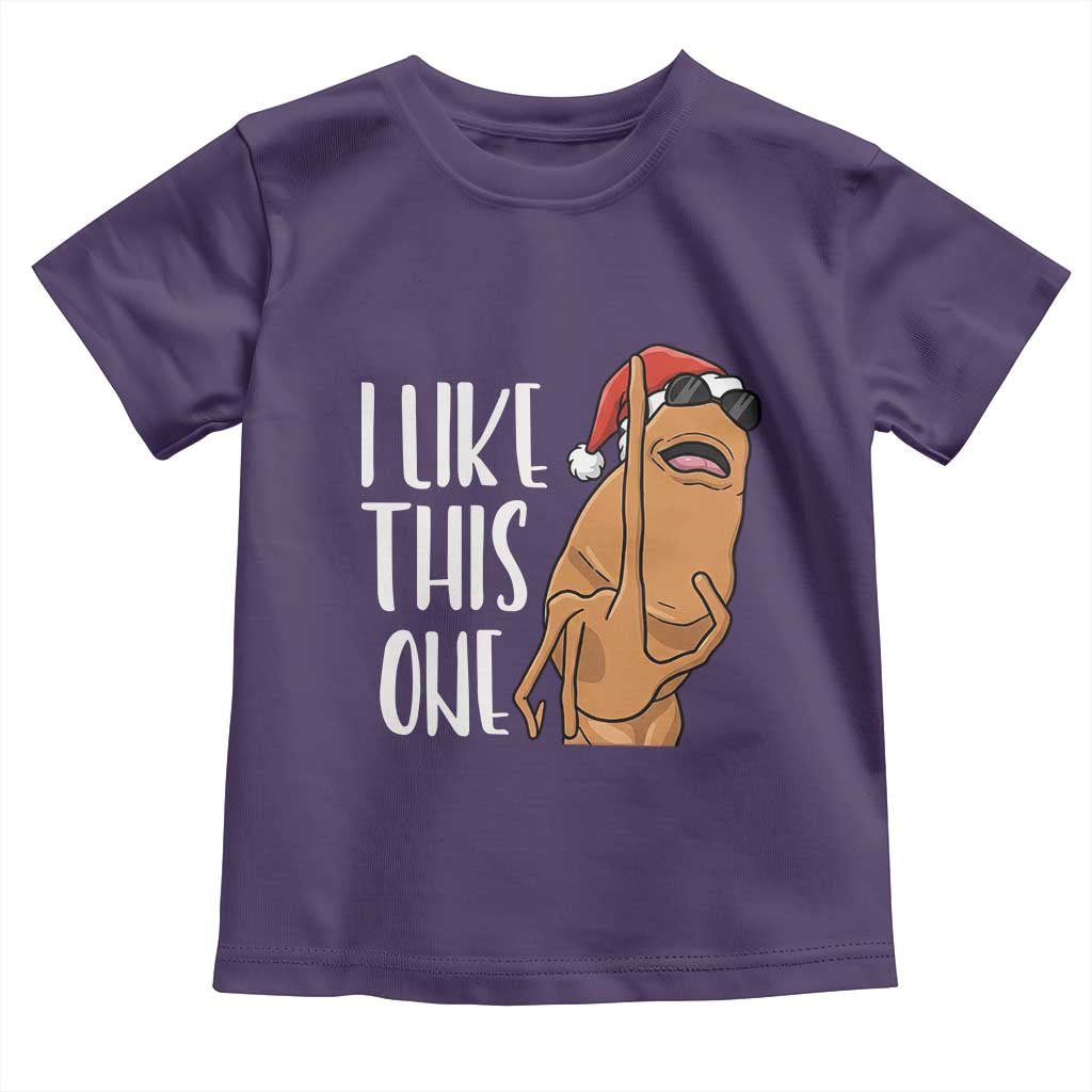 Marcus The Worm Christmas Meme Toddler T Shirt I Like This One TS14 Purple Print Your Wear