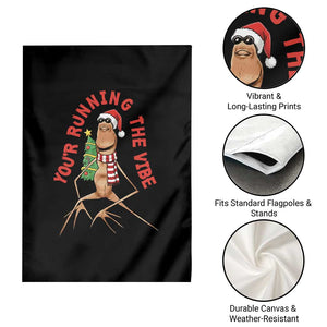 Marcus The Worm Christmas Meme Garden Flag You Are Running The Vibe TS14 Print Your Wear