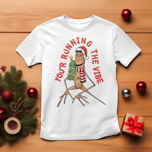 Marcus The Worm Christmas Meme T Shirt You Are Running The Vibe TS14 White Print Your Wear