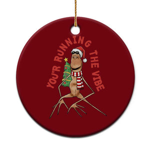 Marcus The Worm Christmas Meme Ceramic Ornament You Are Running The Vibe TS14 1pc Red Print Your Wear