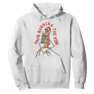 Marcus The Worm Christmas Meme Hoodie You Are Running The Vibe TS14 White Print Your Wear