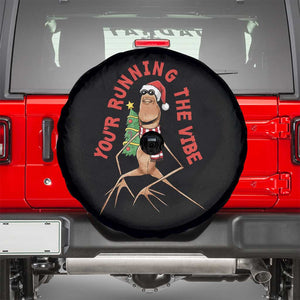 Marcus The Worm Christmas Meme Spare Tire Cover You Are Running The Vibe TS14 Black Print Your Wear