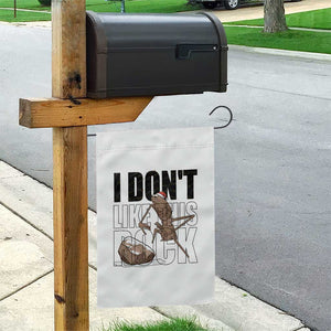 Marcus The Worm Christmas Meme Garden Flag I Do Not Like This Rock Xmas TS14 Print Your Wear