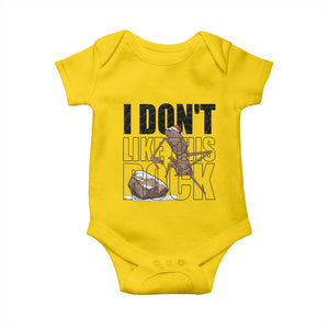 Marcus The Worm Christmas Meme Baby Onesie I Do Not Like This Rock Xmas TS14 Daisy Print Your Wear