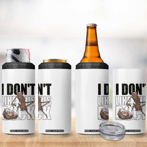 Marcus The Worm Christmas Meme 4 in 1 Can Cooler Tumbler I Do Not Like This Rock Xmas TS14 Print Your Wear