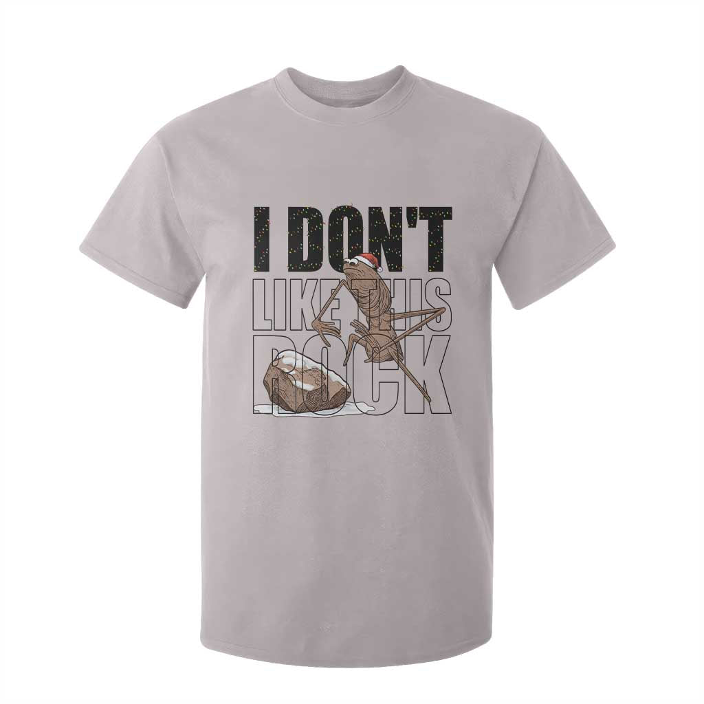 Marcus The Worm Christmas Meme T Shirt For Kid I Do Not Like This Rock Xmas TS14 Ice Gray Print Your Wear