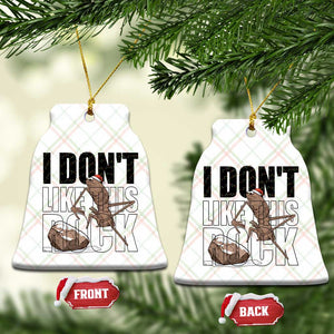 Marcus The Worm Christmas Meme Ceramic Ornament I Do Not Like This Rock Xmas TS14 Print Your Wear