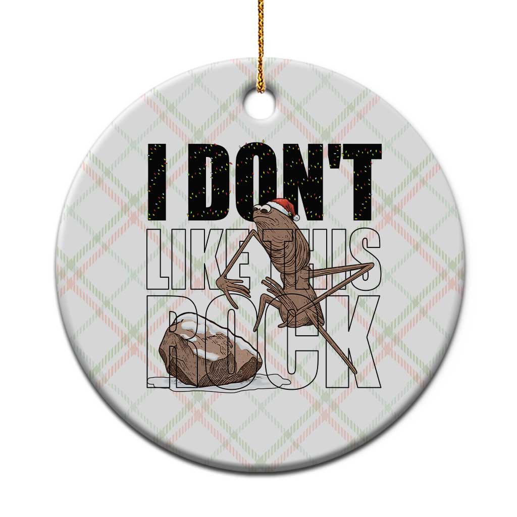 Marcus The Worm Christmas Meme Ceramic Ornament I Do Not Like This Rock Xmas TS14 1pc Christmas Plaid Print Your Wear