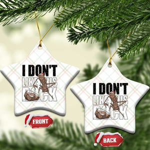 Marcus The Worm Christmas Meme Ceramic Ornament I Do Not Like This Rock Xmas TS14 Print Your Wear