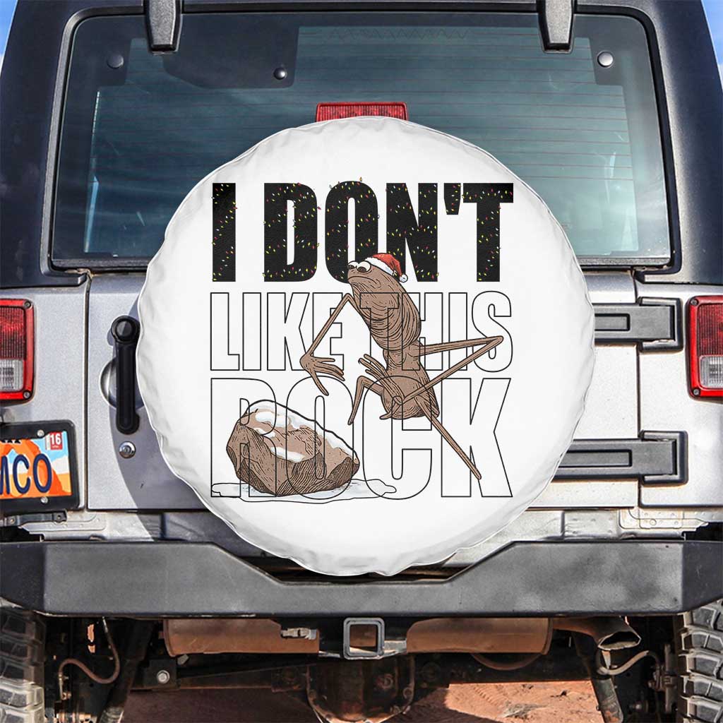 Marcus The Worm Christmas Meme Spare Tire Cover I Do Not Like This Rock Xmas TS14 No hole White Print Your Wear