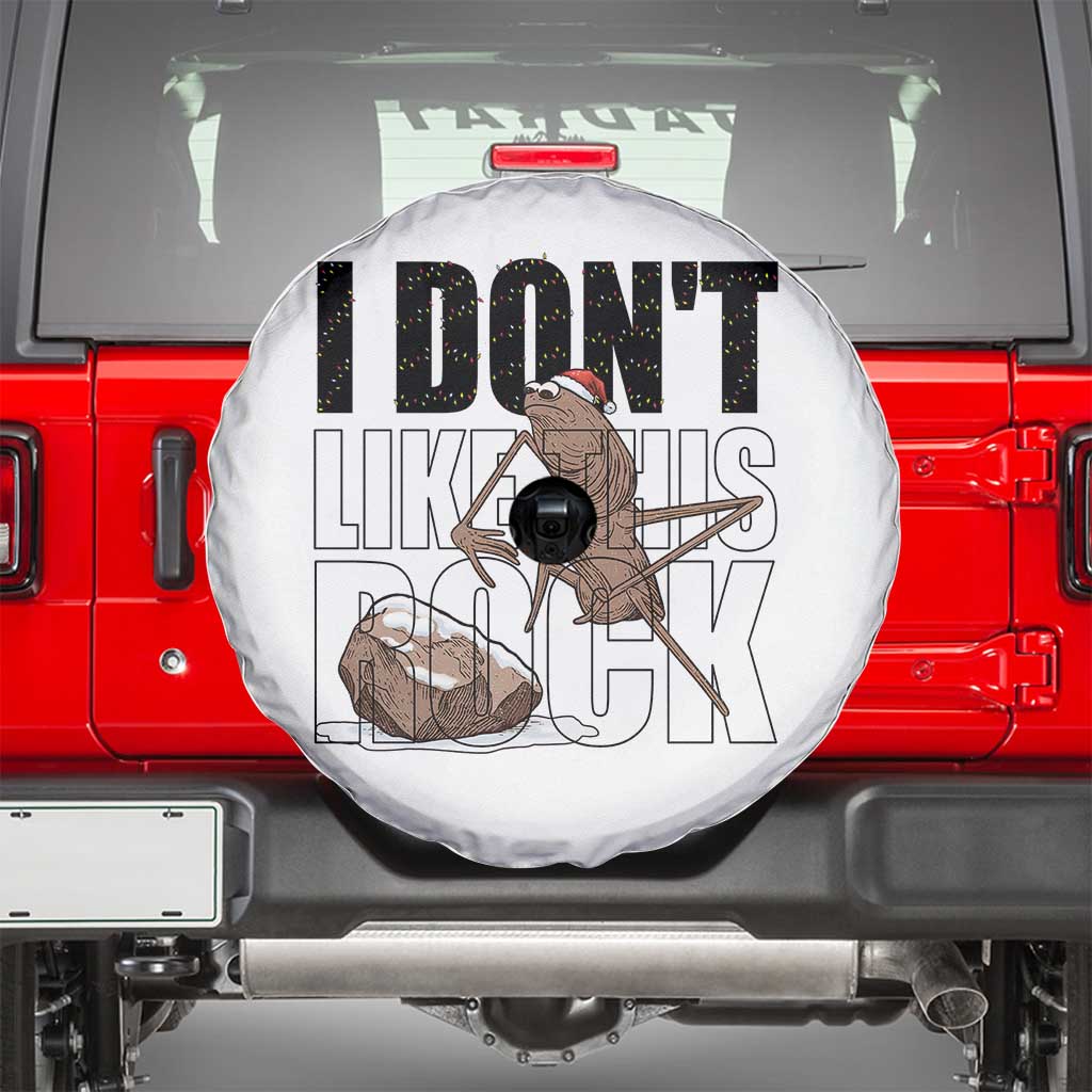 Marcus The Worm Christmas Meme Spare Tire Cover I Do Not Like This Rock Xmas TS14 White Print Your Wear