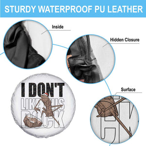 Marcus The Worm Christmas Meme Spare Tire Cover I Do Not Like This Rock Xmas TS14 Print Your Wear