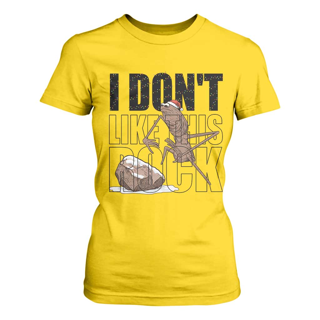 Marcus The Worm Christmas Meme T Shirt For Women I Do Not Like This Rock Xmas TS14 Daisy Print Your Wear