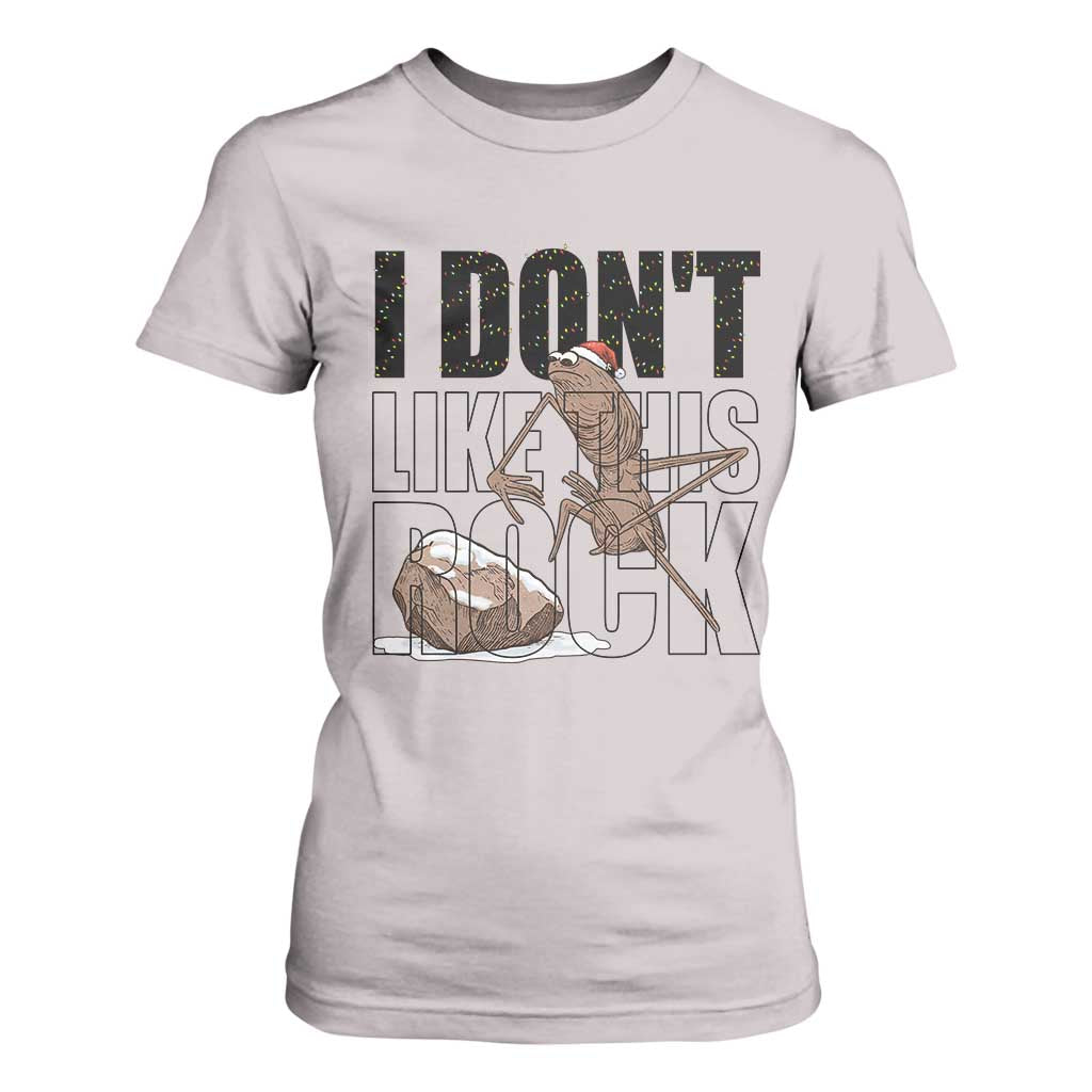 Marcus The Worm Christmas Meme T Shirt For Women I Do Not Like This Rock Xmas TS14 Ice Gray Print Your Wear