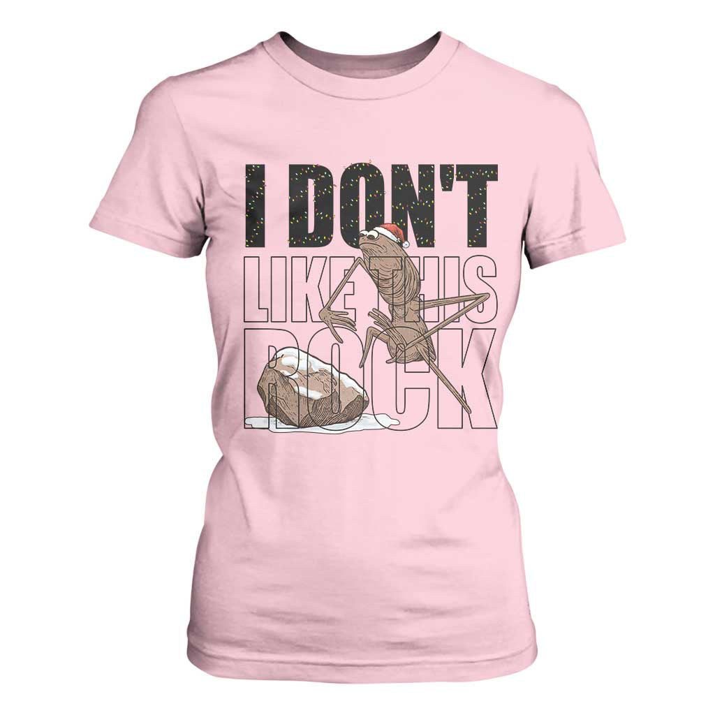 Marcus The Worm Christmas Meme T Shirt For Women I Do Not Like This Rock Xmas TS14 Light Pink Print Your Wear